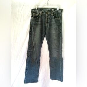 Guess Men's Size 32 Rebel Low Rise Straight Leg Denim Jeans Y2K Work Quality 00s